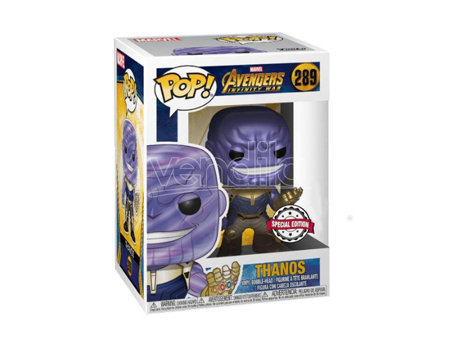 Set Funko Pop! & T-shirt Ufficiale Marvel Avengers Thanos Taglia M Collezionabile