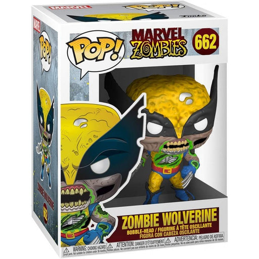 Funko Pop 662 Marvel Zombie Wolverine: Figura da Collezione Esclusiva, Dettagliata e Spaventosa