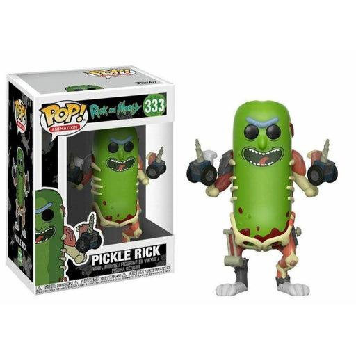 Funko POP Animazione Rick and Morty 333 Pickle Rick: Figura da Collezione Esilarante