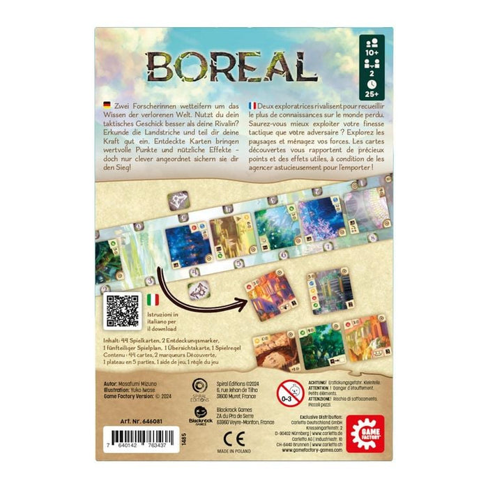 Boreal: Gioco di Carte Strategico per Esploratori, Costruisci la Tua Piramide