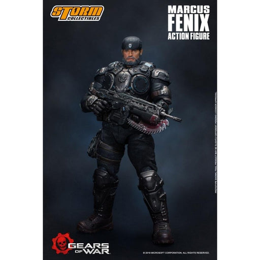 Gears of War 5 Marcus Fenix Action Figure Scala 1/12 Dettagliata 16cm Collezionabile