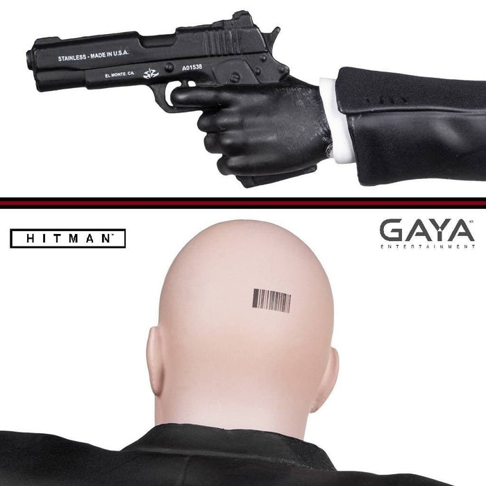 Statua PVC Premium Hitman Agente 47, Gaya Entertainment, Assassino Maestro Dettagliato