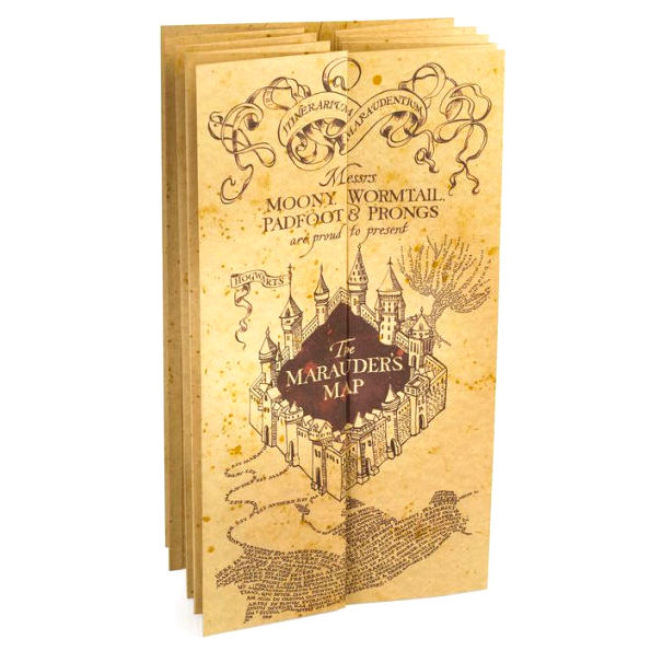 Harry Potter Marauder's Map replica-2