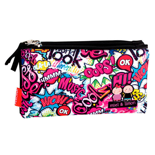 Perona Miel & Limon Kiss Me triple pencil case-1