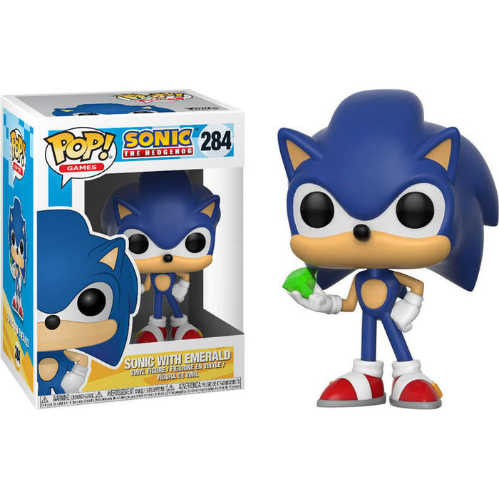 POP figure Sonic with Emerald-1