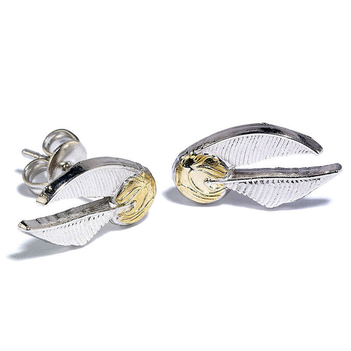 Harry Potter Deathly Hallows Golden Snitch Platform earrings set-3