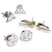 Harry Potter Deathly Hallows Golden Snitch Platform earrings set-4