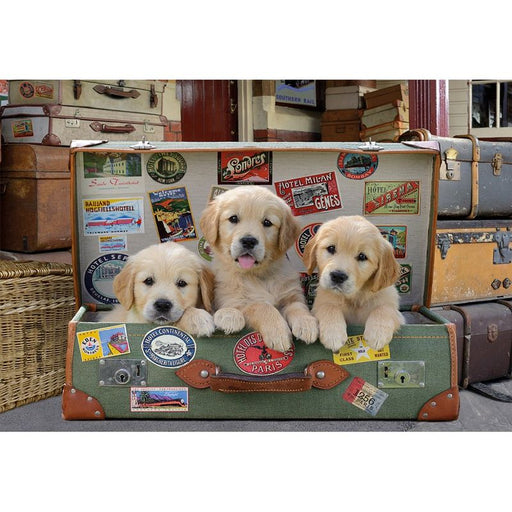Puppies in the Luggage puzzle 500pzs-0