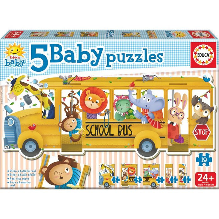 Shool Bus puzzle 2-5pcs-2