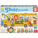 Shool Bus puzzle 2-5pcs-2