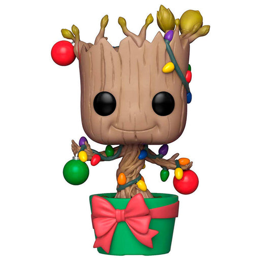 POP figure Marvel Holiday Groot with Lights & Ornaments-1