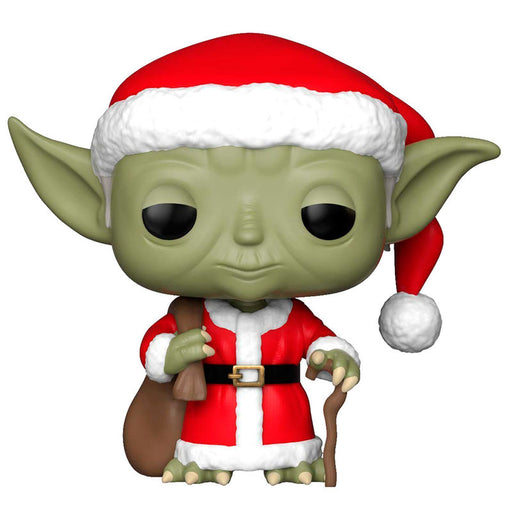 POP figure Star Wars Holiday Santa Yoda-0