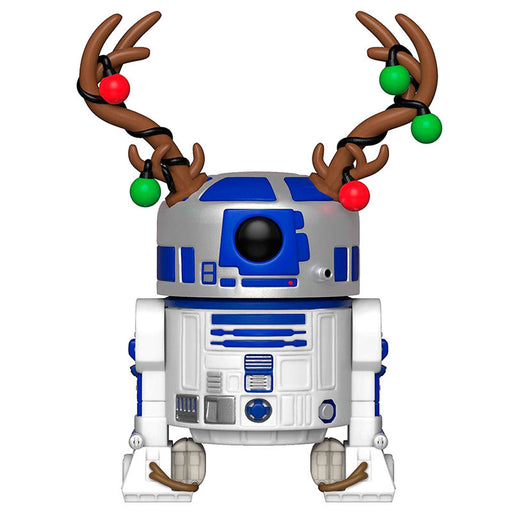 POP figure Star Wars Holiday R2-D2 with Antlers-0