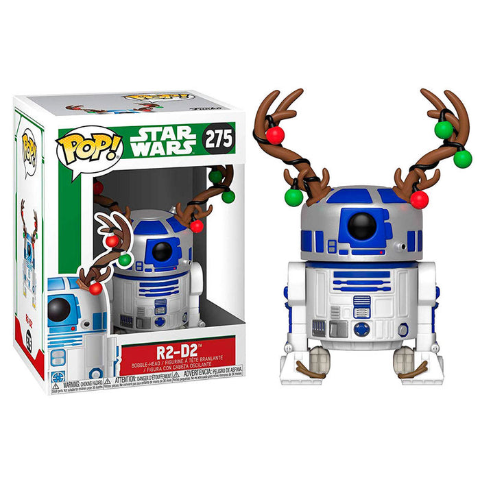 POP figure Star Wars Holiday R2-D2 with Antlers-1