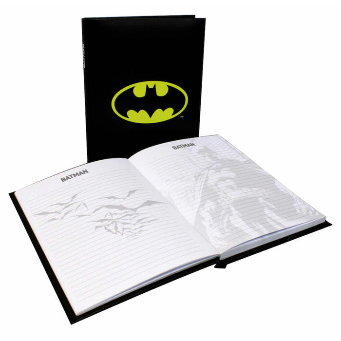 DC Comics Batman logo light notebook-1