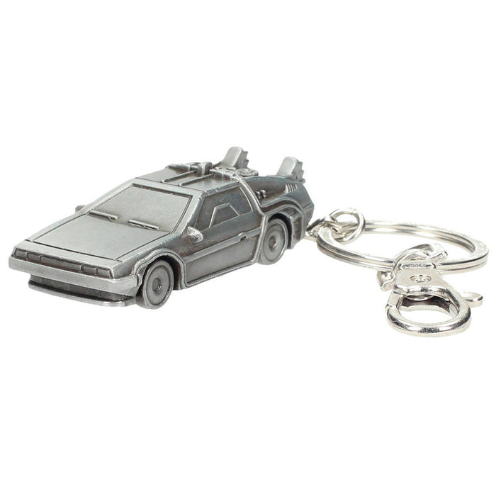 Back to the Future Delorean 3D metal keychain-2