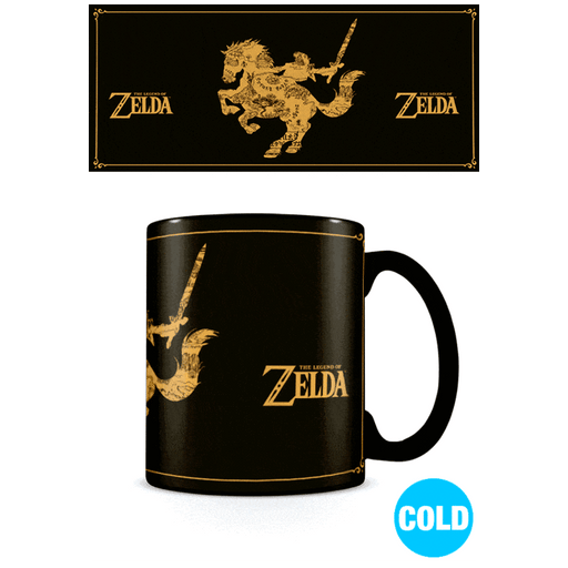 The Legend of Zelda Map heat change mug-1