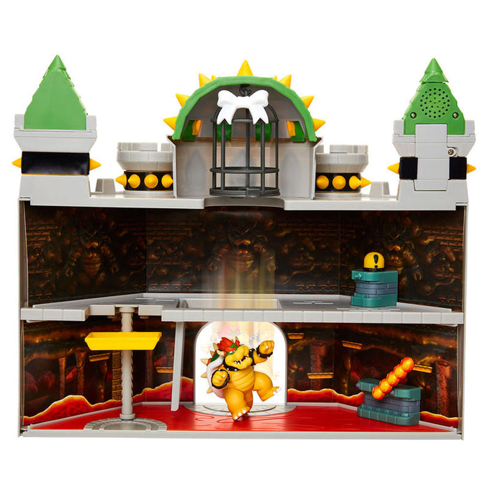Mario Bros deluxe Bowser Castle playset-2