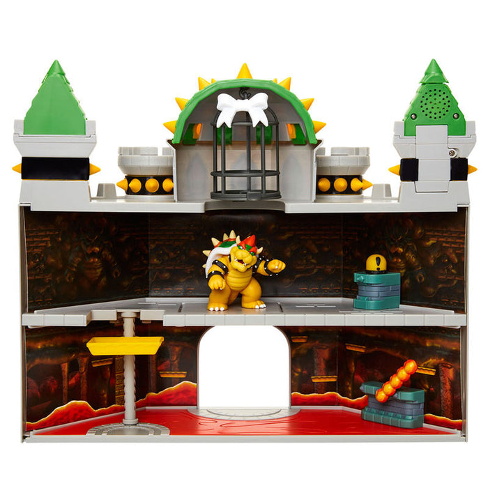 Mario Bros deluxe Bowser Castle playset-3