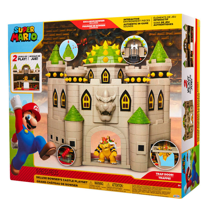 Mario Bros deluxe Bowser Castle playset-8
