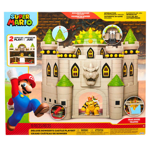 Mario Bros deluxe Bowser Castle playset-10