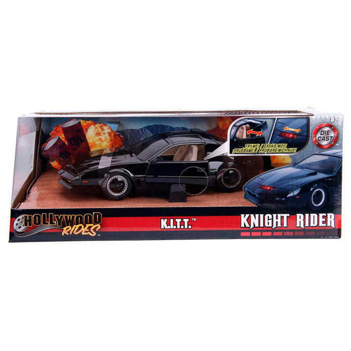 Knight Rider KITT metal car with lights-5