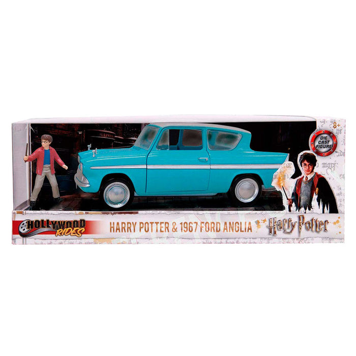 Harry Potter Ford Anglia car + Harry Potter figure set-3