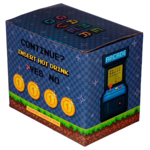 Game Over Joystick Pixel shaped handle mug-1
