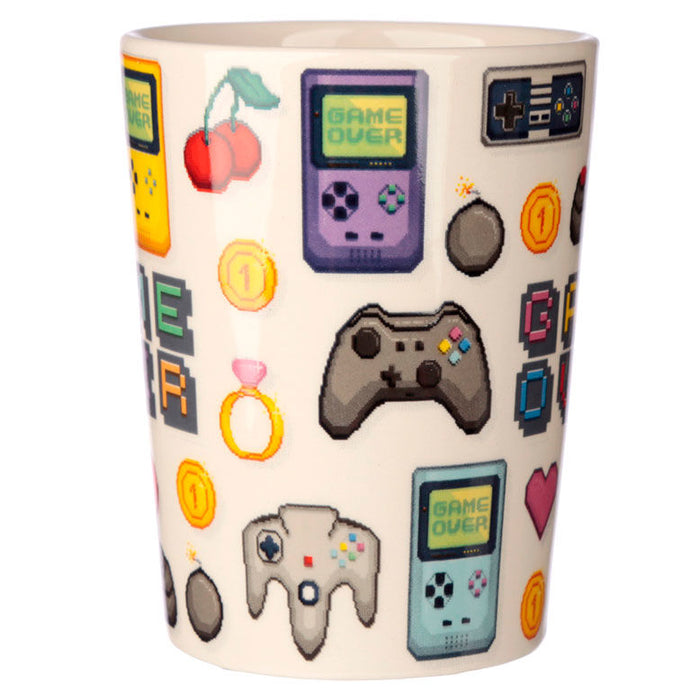 Game Over Joystick Pixel shaped handle mug-2