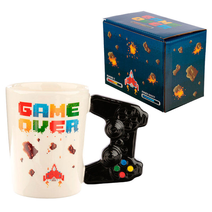 Game Over Controller Videogame shaped handle mug-4