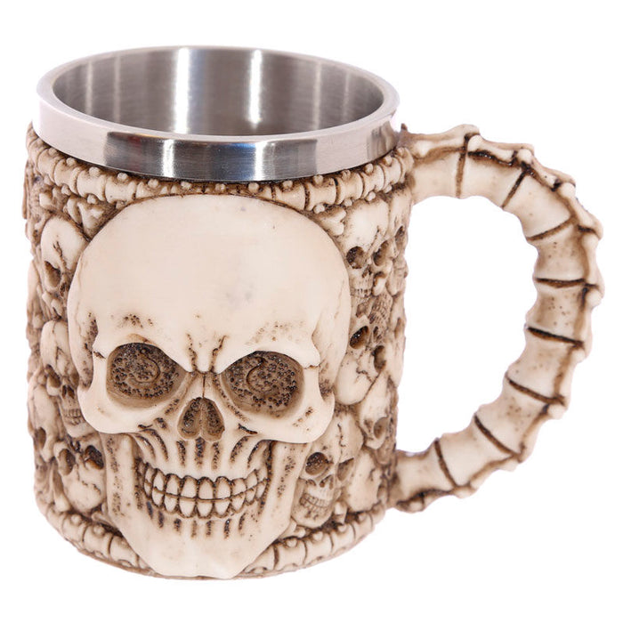 Multi Skull with Skull Emblem tankard-3