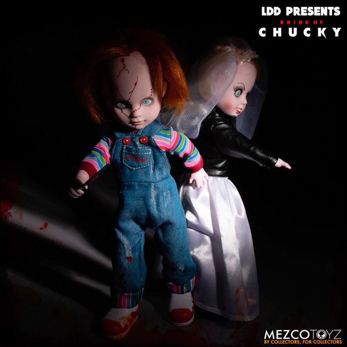Living Dead Dolls Chucky and Tifanny pack 2 figures 25cm-5