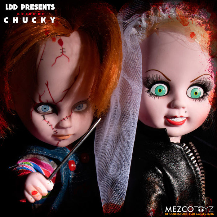 Living Dead Dolls Chucky and Tifanny pack 2 figures 25cm-6