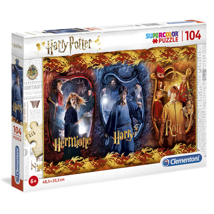 Harry Potter Harry, Ron and Hermione puzzle 104pzs-1