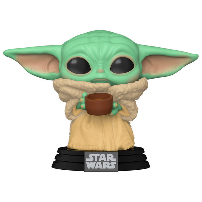 POP figure Star Wars Mandalorian The Child with Cup-1