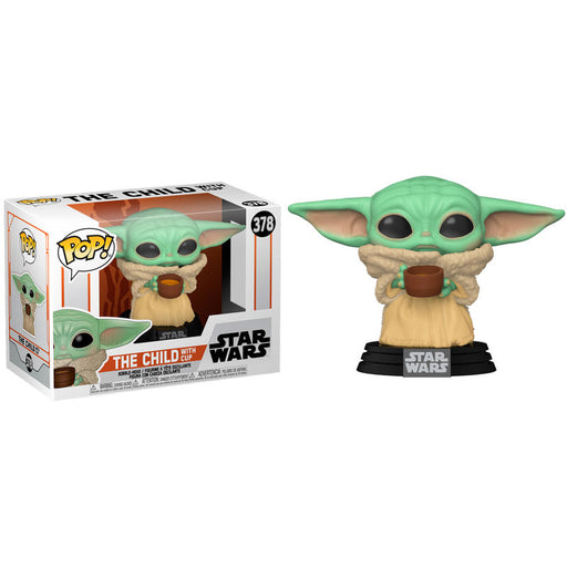 POP figure Star Wars Mandalorian The Child with Cup-0