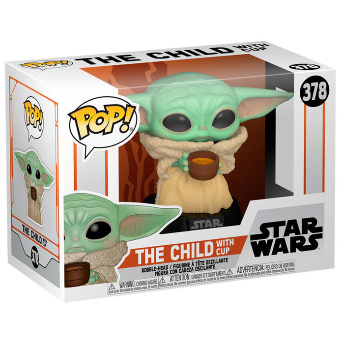 POP figure Star Wars Mandalorian The Child with Cup-2