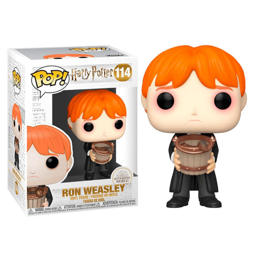 POP figure Harry Potter Ron Puking Slugs with Bucket-0