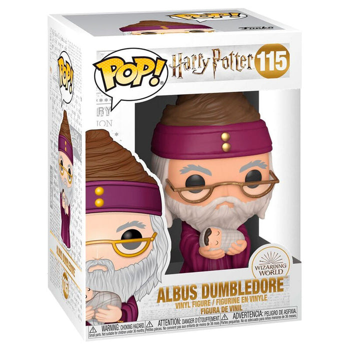 POP figure Harry Potter Dumbledore with Baby Harry-1