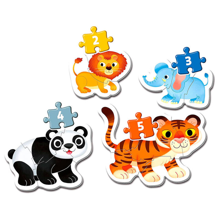 Wild Animals My First Puzzle 3-6-9-12pcs-2