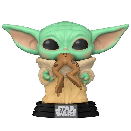 POP figure Star Wars Mandalorian The Child with Frog-1