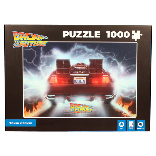 Back to the Future Delorean Out a Time puzzle 1000pcs-1