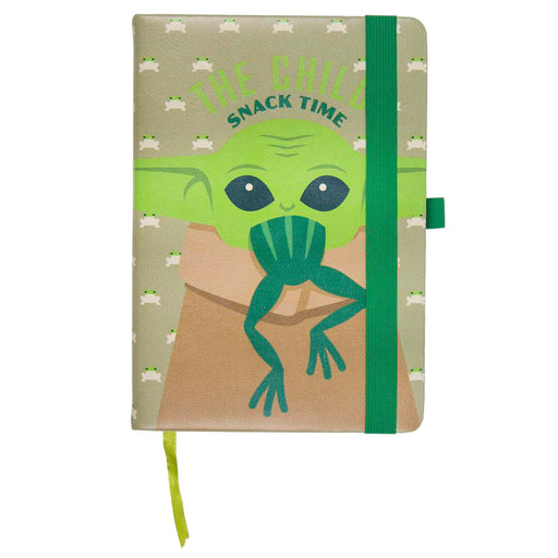 Stars Wars The Mandalorian Yoda Child A5 faux-leather notebook-0