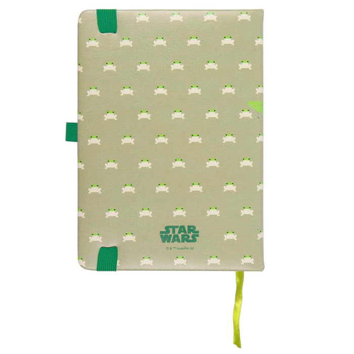 Stars Wars The Mandalorian Yoda Child A5 faux-leather notebook-1