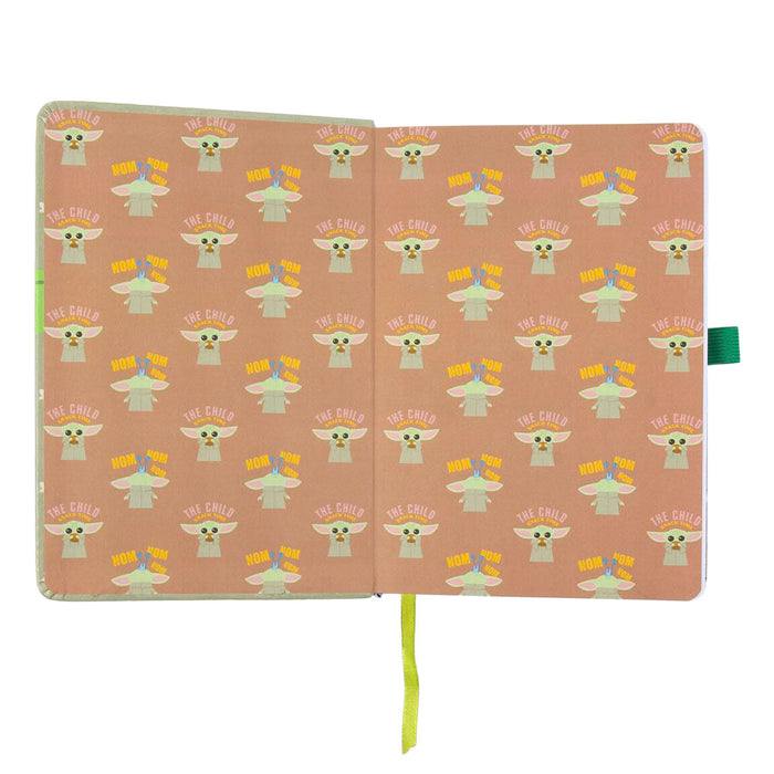 Stars Wars The Mandalorian Yoda Child A5 faux-leather notebook-4