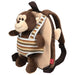 Max Monkey reversible backpack with plush toy 25cm-2