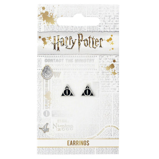 Harry Potter Deathly Hallows stud earrings-1
