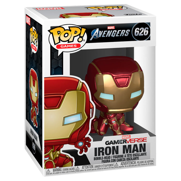 POP figure Marvel Avengers Game Iron Man Stark Tech Suit-2