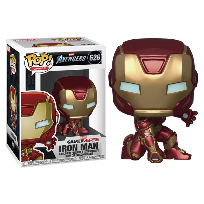 POP figure Marvel Avengers Game Iron Man Stark Tech Suit-1