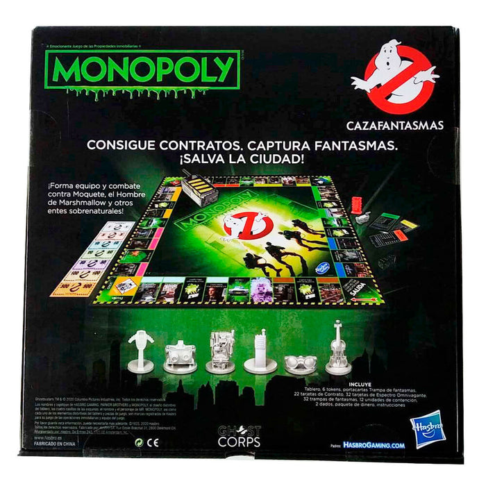 Ghostbusters Spanish Monopoly game-1